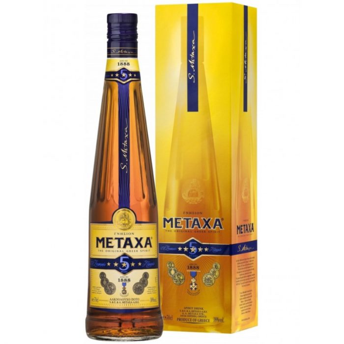 Коньяк Metaxa 5* 1 л 38%