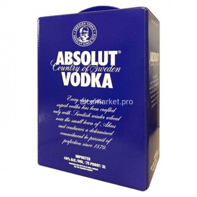 Водка Absolut Original 3л